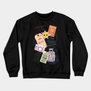 I Love To Travel Crewneck Sweatshirt